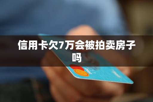 信用卡欠7万会被拍卖房子吗 信用卡欠7万会被拍卖房子吗