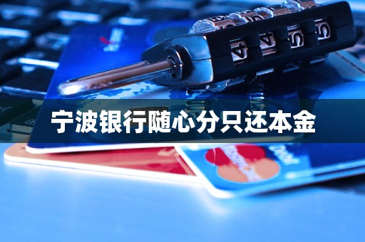 寧波銀行隨心分只還本金