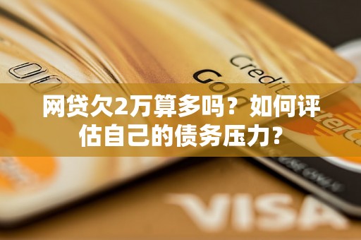 网贷欠2万算多吗？如何评估自己的债务压力？