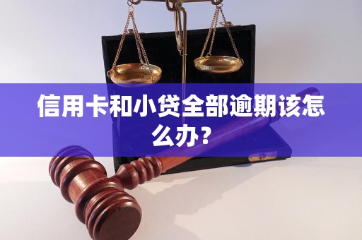 信用卡和小貸全部逾期該怎么辦？