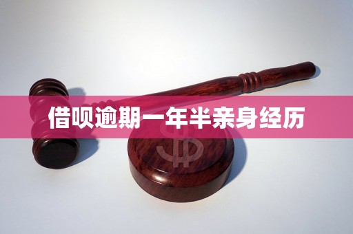 借呗逾期一年半亲身经历 借呗逾期一年半亲身经历