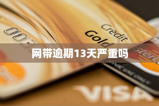 网带逾期13天严重吗 网带逾期13天严重吗