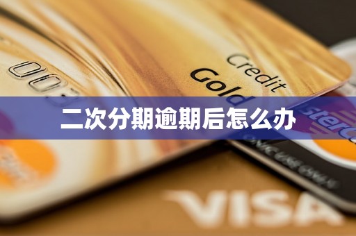二次分期逾期后怎么办