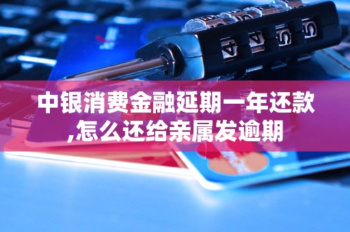 中銀消費(fèi)金融延期一年還款,怎么還給親屬發(fā)逾期