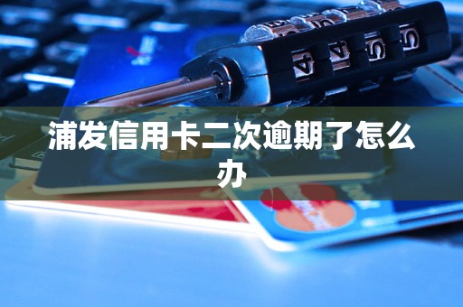 浦发信用卡二次逾期了怎么办