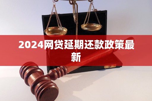 2024網(wǎng)貸延期還款政策最新