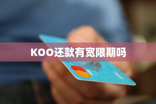KOO还款有宽限期吗