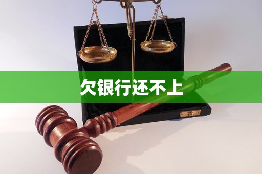 欠銀行還不上