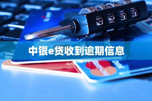 中银e贷收到逾期信息 中银e贷收到逾期信息