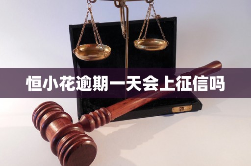 恒小花逾期一天会上征信吗 恒小花逾期一天会上征信吗