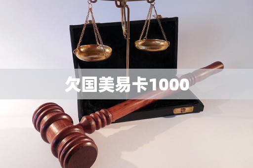 欠国美易卡1000
