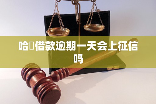 哈啰借款逾期一天会上征信吗