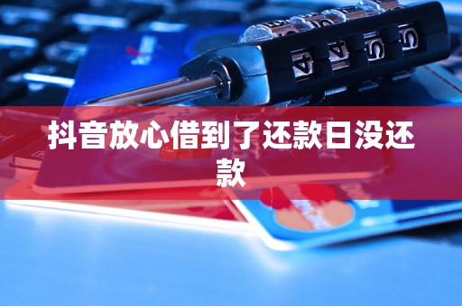 抖音放心借到了还款日没还款 抖音放心借到了还款日没还款