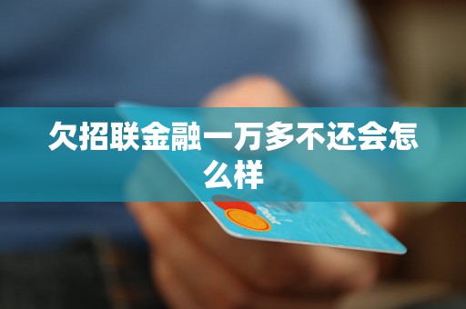 欠招联金融一万多不还会怎么样 欠招联金融一万多不还会怎么样