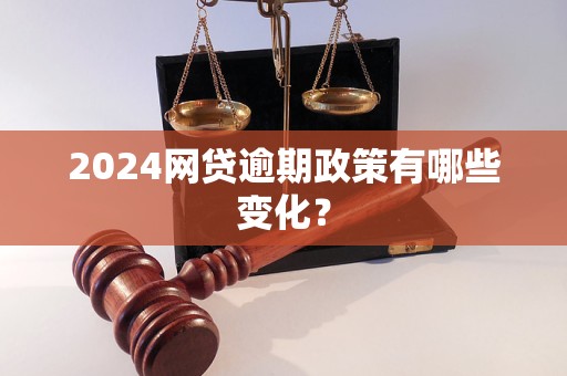 2024網(wǎng)貸逾期政策有哪些變化？