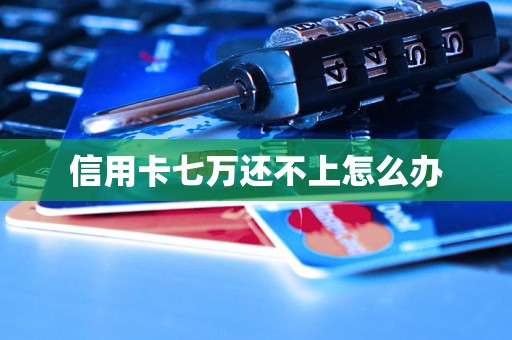 信用卡七万还不上怎么办 信用卡七万还不上怎么办