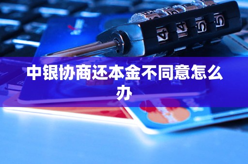 中銀協(xié)商還本金不同意怎么辦