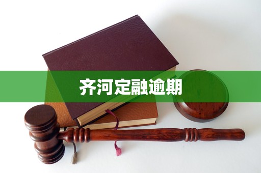 齊河定融逾期