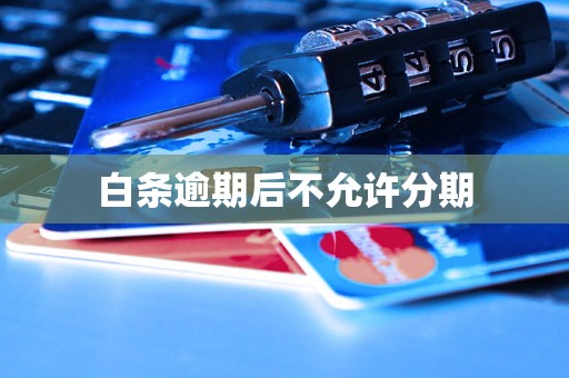 白条逾期后不允许分期