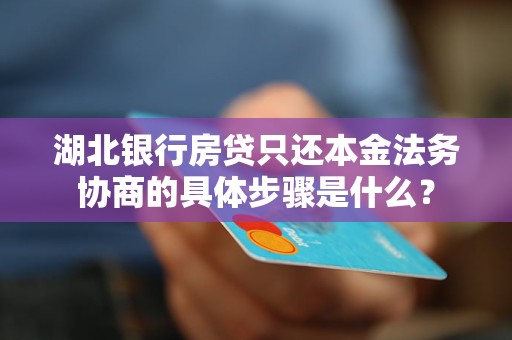 湖北銀行房貸只還本金法務(wù)協(xié)商的具體步驟是什么？