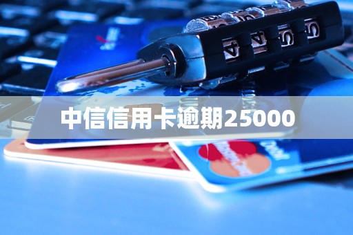 中信信用卡逾期25000