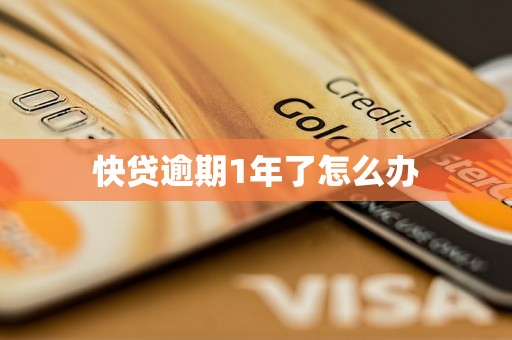 快贷逾期1年了怎么办