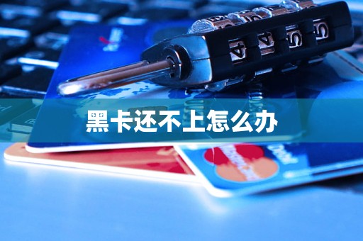 黑卡还不上怎么办