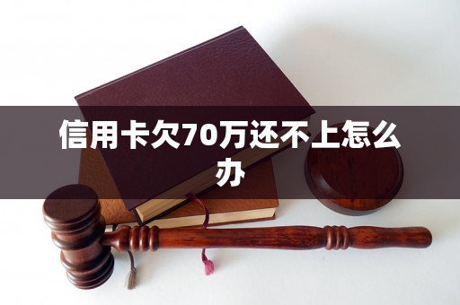 信用卡欠70万还不上怎么办 信用卡欠70万还不上怎么办
