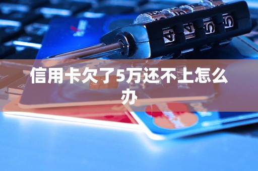 信用卡欠了5万还不上怎么办