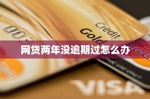 网贷两年没逾期过怎么办