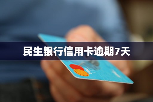 民生銀行信用卡逾期7天