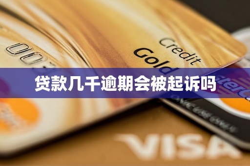 贷款几千逾期会被起诉吗