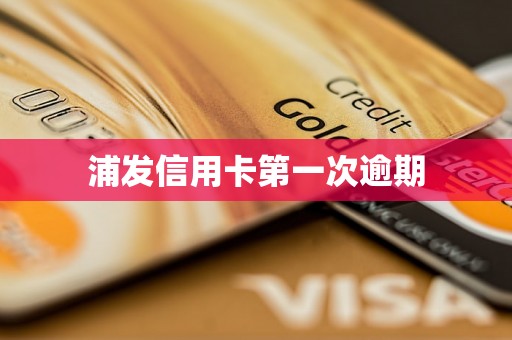 浦发信用卡第一次逾期 浦发信用卡第一次逾期