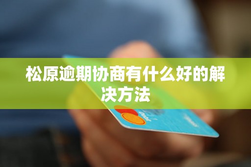 松原逾期协商有什么好的解决方法