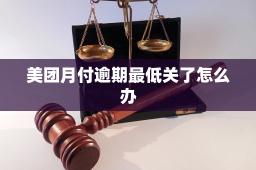美团月付逾期最低关了怎么办 美团月付逾期最低关了怎么办