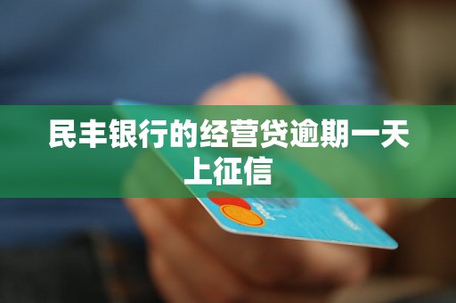 民丰银行的经营贷逾期一天上征信