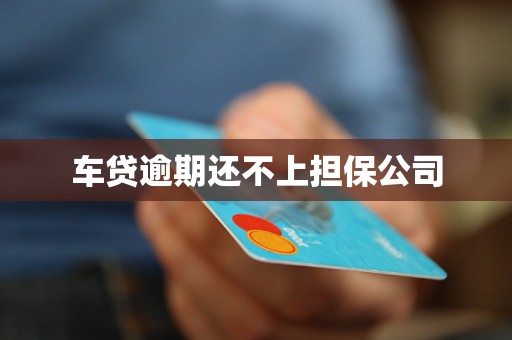 车贷逾期还不上担保公司