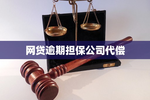 网贷逾期担保公司代偿 网贷逾期担保公司代偿