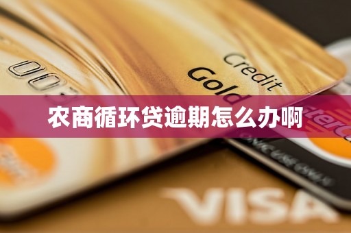 农商循环贷逾期怎么办啊 农商循环贷逾期怎么办啊