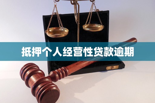 抵押个人经营性贷款逾期