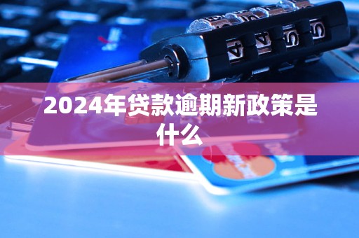 2024年貸款逾期新政策是什么