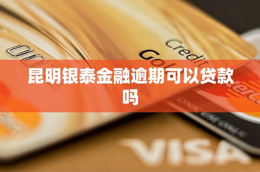 昆明銀泰金融逾期可以貸款嗎