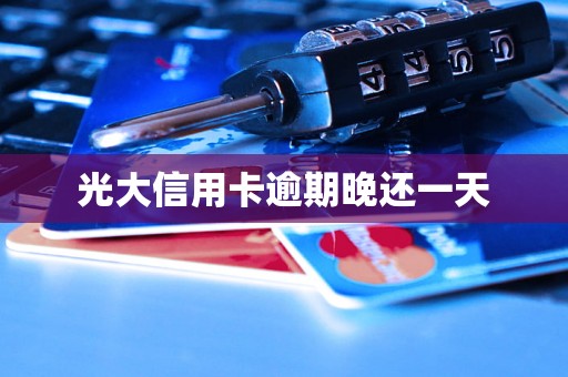 光大信用卡逾期晚还一天