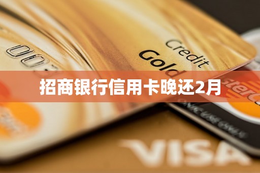 招商银行信用卡晚还2月