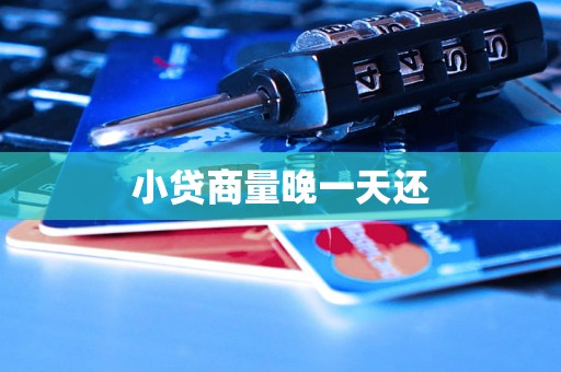 小贷商量晚一天还 小贷商量晚一天还