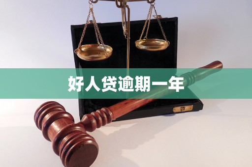 好人贷逾期一年 好人贷逾期一年
