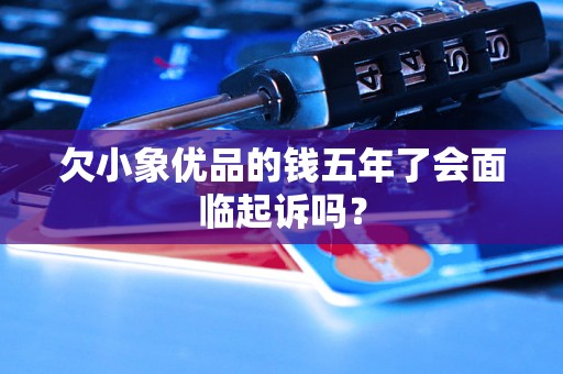 欠小象优品的钱五年了会面临起诉吗? 欠小象优品的钱五年了会面临起诉吗?