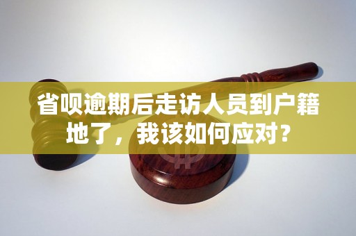 省呗逾期后走访人员到户籍地了，我该如何应对？