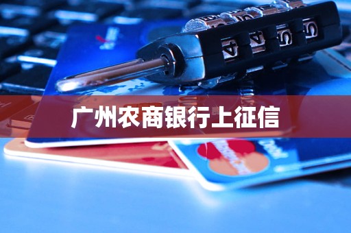 廣州農(nóng)商銀行上征信