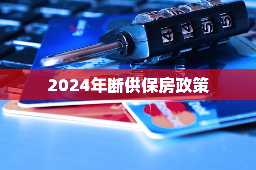 2024年斷供保房政策